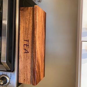 Wood tea box